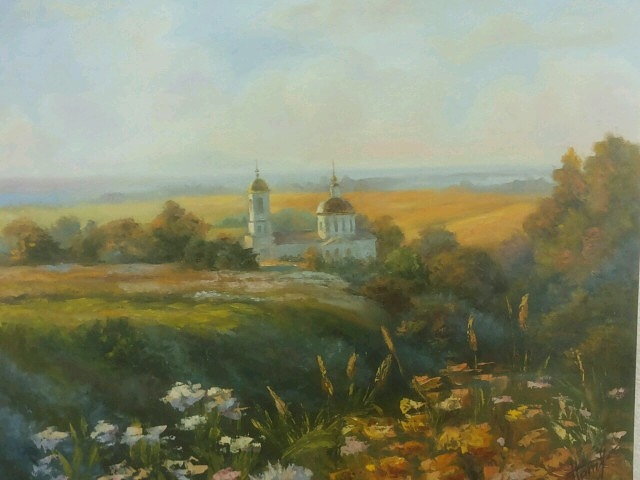 Temple 
(canvas of 60 x 50 cm, oil painting; year of 2015)