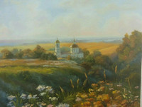 Храм 
(холст 60 х 50 см, масло; 2015 год)