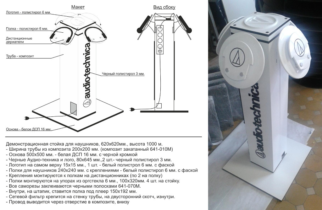 Ritmix Demo Pillar
(62 x 62 x 100 cm)