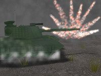 Tank in Field