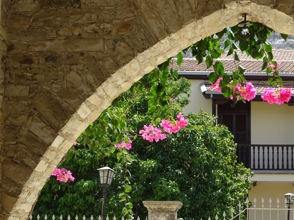 Arch and Flowers