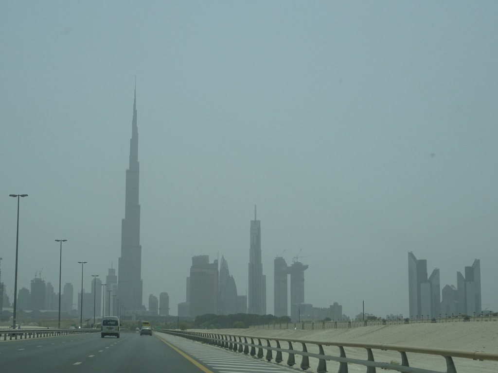 Emirates' Skyscrapers Silhouettes 
© My wife Yulia