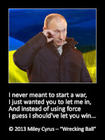 I never meant to start a war…