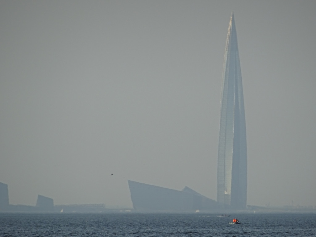 Lakhta Center in Haze