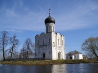 Покрова-на-Нерли в разлив