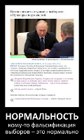 Нормальность. Кому-то фальсификация выборов – это нормально