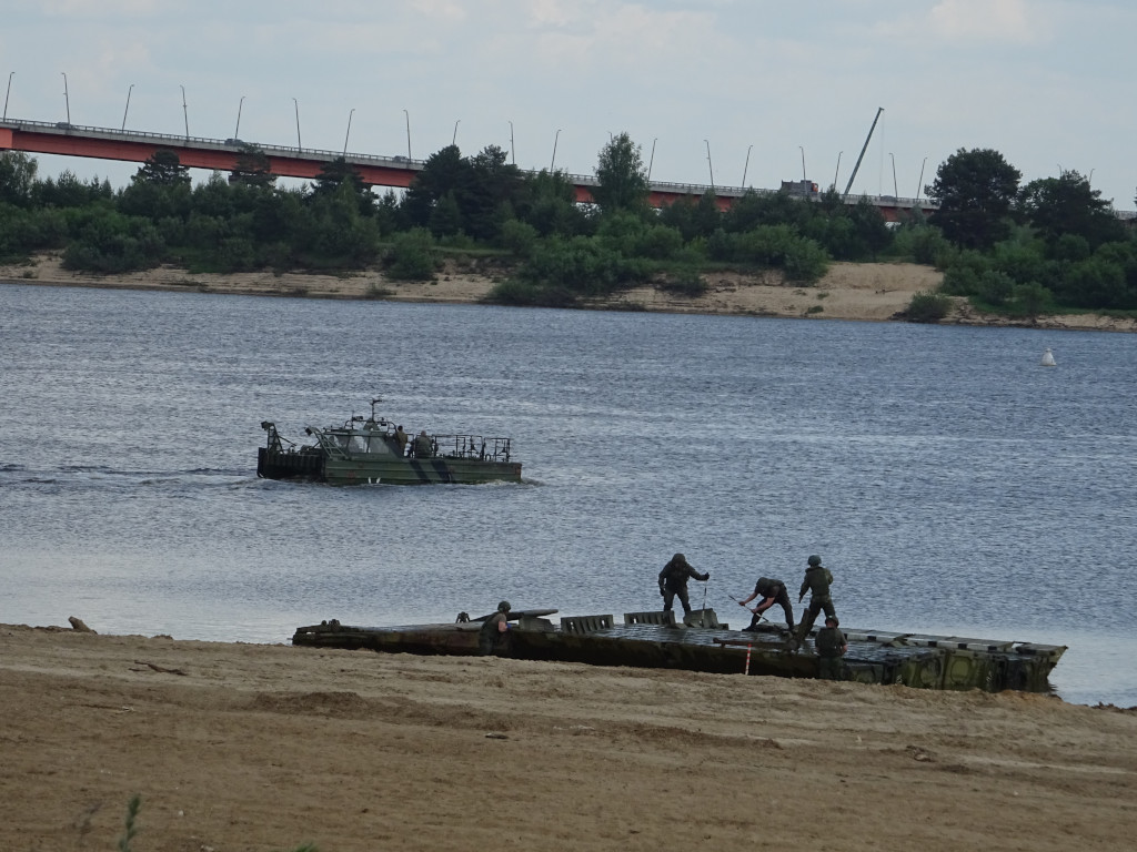 Pontoon Bridge Brigade Is Working
