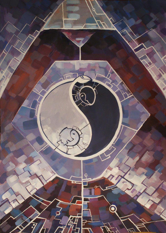 Bear's Day 
(paper, tempera)