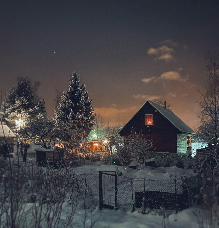 Dachas in Snow