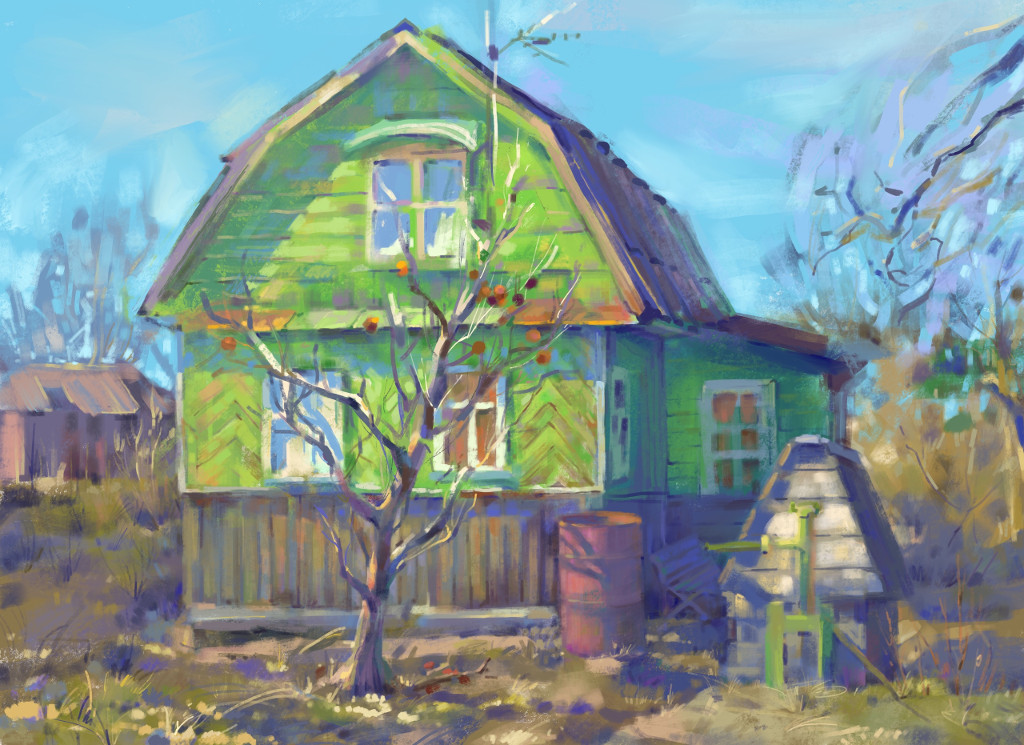 Godforsaken Place near Gatchina