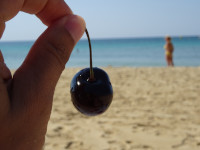 Cherry on a Beach