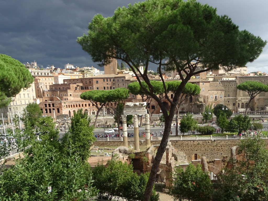 Gloomy Sky over Ancient Rome
