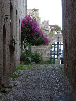 Narrow Street of Rhodes Fortress