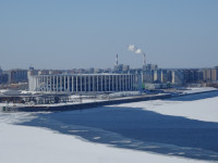 Nizhny Novgorod (the Stadium) and the Thawing Volga