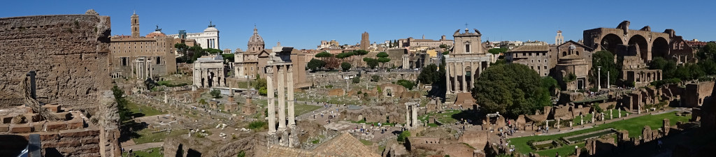 Панорама Римского форума
