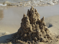 Храм Святого Семейства из песка
