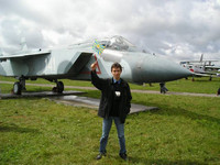 2004.08.15 Около самолёта Як-141 в Центральном музее ВВС.