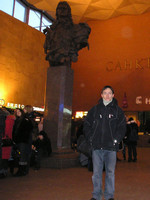 2006.01.14 Peter the Great meets in Moskovsky railway station.