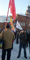 2011.12.24 На очередном «разноцветном» митинге за честные выборы. 
© 2011 Артём Петров