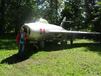 2018.06.20 У воздухозаборника МиГ-17 при мемориальном доме-музее Жуковского.