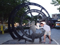2019.06.01 As this was in Rhodes, most likely, this is my confrontation not just with an abstract Greek athlete but with the Colossus of Rhodes. 😊