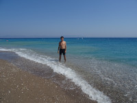 2019.06.07 At the confluence of the Aegean (at the the left) and Mediterranean (at the right) seas at the northern tip of the Rhode island, view #2.