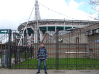2022.04.30 At the “Lokomotiv” stadium aka “RZD Arena”, the territory of which was closed for landscaping at that time.
