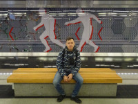 2022.04.30 At the ”Spartak” football station of the Moscow metro.