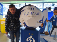 2022.04.30 At the “Dynamo” stadium I finally managed to understand why Russian football is so weak by world standards – it is hard to play with a polyhedral ball! 😁