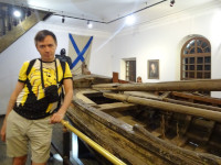 More emphasis on the little boot of Peter I – the main exhibit of the museum-estate “The Little Boat of Peter I”.