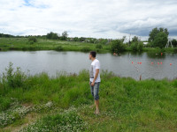 2022.06.18 Looking at Lake Semyazino (which is on “Yandex.Signed” as “the Semyazinsky pond”) is one of the few water reservoirs in the Vladimir town (Russia), which is regularly recognized as suitable for swimming.
