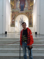 2022.06.19 At the most unusual altar – of Saint George's Cathedral (built in 1892 – 1903) of the Gus–Khrustalny town – because since 1983 there has been the Crystal Museum in it.