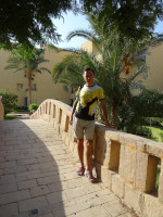 2022.08.19 On the humpback bridge of the “Zahabia” hotel in Hurghada (Egypt) across a non-existent river (actually just above a playground).