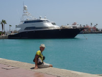 2022.08.19 Of all the yachts in the port of Hurghada (Egypt) I liked this one the most. 😇