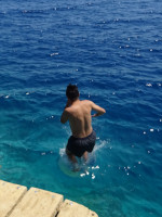 2022.08.20 I am fall like a “soldier” into the beautiful waters of the Red Sea in Hurghada (Egypt); it is good that I managed to pinch my nose…