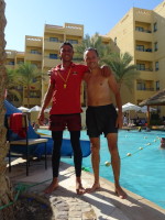 2022.08.20 Usually I don't post photos with someone here, but I'll make an exception, as this lifeguard at the pools of the “Zakhabia” hotel in Hurghada was friendly and asked me to find him on Facebook by name, but it was so frequent so I couldn't – please respond!