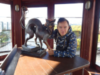 2022.10.09 Кто не полюбит (такую) киску? 😉 Между прочим, хранительница ключа от маяка у острова Канта в Калининграде (Königsberg).