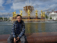 2023.04.29 On a board of the main and largest fountain of VDNh, the “Friendship of Peoples” fountain (16 girls-republics, not 15!) by architects Konstantin Topuridze and Grigory Konstantinovsky and sculptors Zinaida Bazhenova, Alexei Teneta and Joseph Tchaikov.