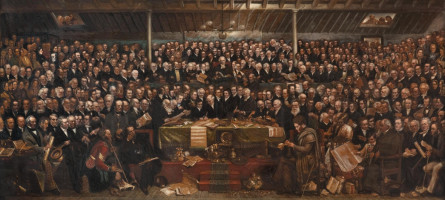 Основание Свободной церкви Шотландии (The Disruption Assembly) © 1866 Дэвид Октавиус Хилл (David Octavius Hill)