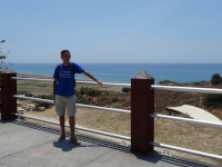 Ещё один вид с балкона археологического парка Курион (Κούριον) на Средиземное море (Μεσόγειος θάλασσα), более общий, с не таким крупным мной.