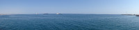 Чисто морская панорама из Лимасола (Λεμεσός), точнее, с набережной этого кипрского города.