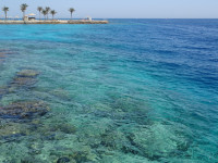 Кажется, такая фотография Красного моря (اَلْبَحرْ الأحمر‎) тут уже́ была, но красоты много не бывает! 😍