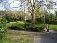 Городок Коулсдон (Coulsdon). Снова указатели, но на этот раз навигационно-полезные, про возможные направления пеших прогулок.