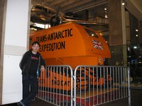 Лондон (London), Музей науки (the Science Museum). Невероятно узкий английский антарктический вездеход (или в тесноте эффективней согреваться? 😊).