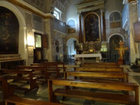 Церковь святого Бонавентуры на Палатине (Chiesa di San Bonaventura al Palatino, 1675) внутри.