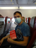 Мой 1-й авиаперелёт в условиях пандемии коронавируса.