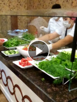 Обзор питания по системе «всё включено» (all inclusive) в условиях пандемии коронавируса в гостинице “Throne Beach Resort & Spa” (видеозапись).