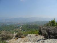 Горизонтальный вид № 1/3 на реку Манавгат (Manavgat) и/или её водохранилища с окружающих гор.