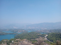 «Лучше гор могут быть только горы», поэтому вот вам ещё горизонтальный вид № 2/2 на реку Манавгат (Manavgat) и/или её водохранилища с окружающих гор.