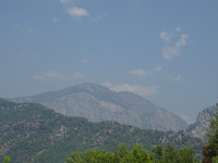 Горы вокруг водохранилища на реке Манавгат (Manavgat).